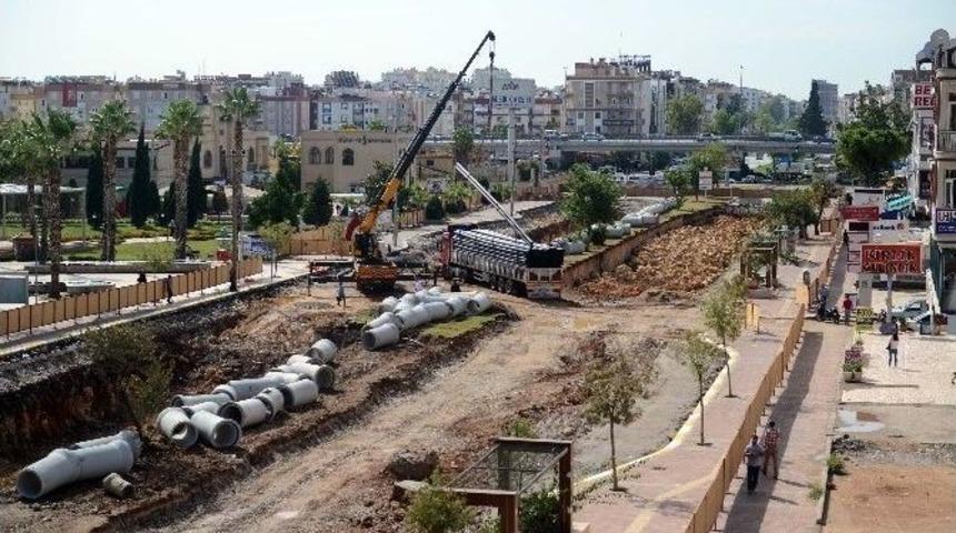 45 Milyon Liralık D&uuml;den Katlı Kavşağı &Ccedil;alışmaları Devam Ediyor