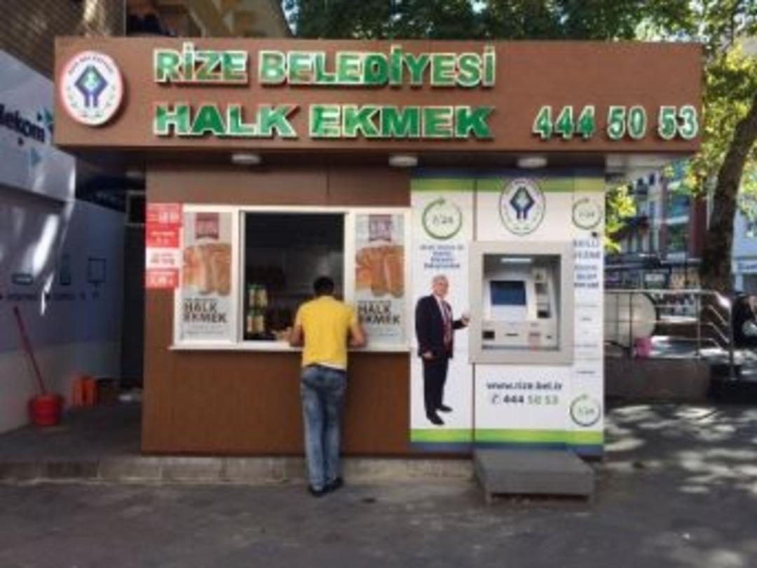 Rize’de Halk Ekmek 1 Tl