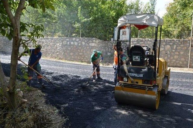 164 Bin 418 Ton Sıcak Asfalt Serimi Yapıldı