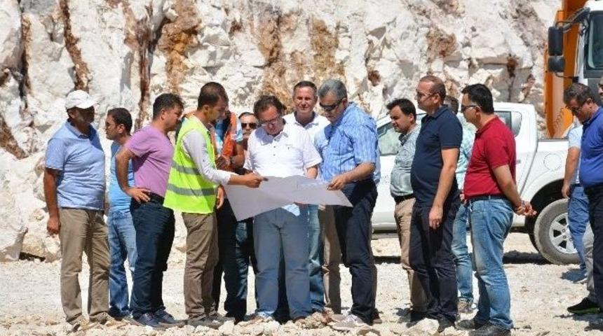 Demre Sakar Deresi Taşkın Koruma İnşaatında Sona Yaklaşıldı