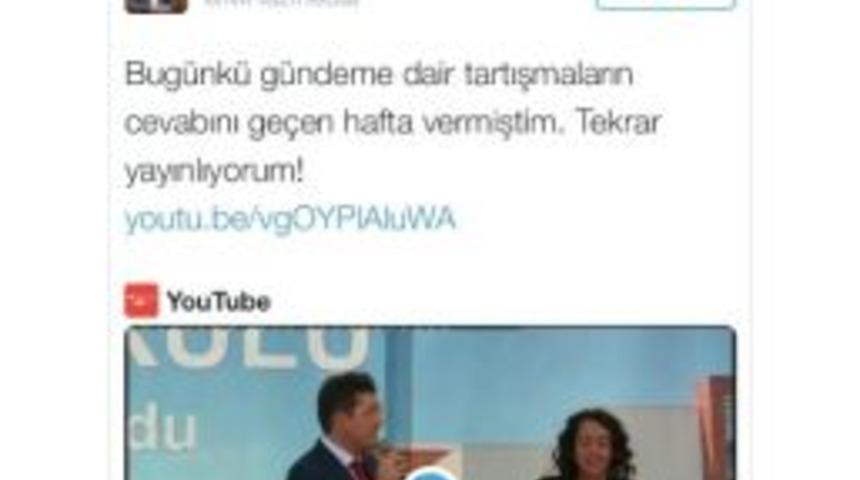 Beşiktaş Belediye Başkanı Murat Hazinedar&rsquo;dan, Chp Milletvekili İlhan Cihaner&rsquo;e Twitter&rsquo;dan Videolu Cevap