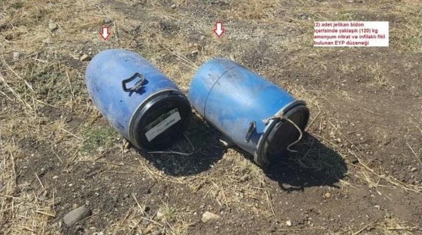 Yola Tuzaklanan Eyp İmha Edildi