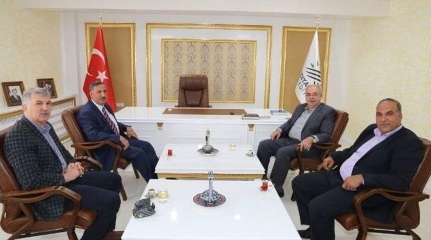 Kardeş Belediyeden Adıyaman Belediyesine Teşekk&uuml;r Ziyareti