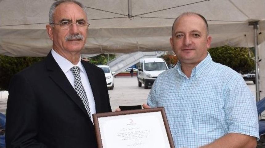 Kızılay&rsquo;dan Başkan Kale&rsquo;ye Teşekk&uuml;r