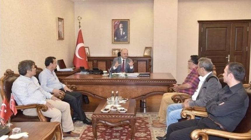 Mgc Y&ouml;netimi Vali &Ccedil;akacak&rsquo;ı Ziyaret Etti