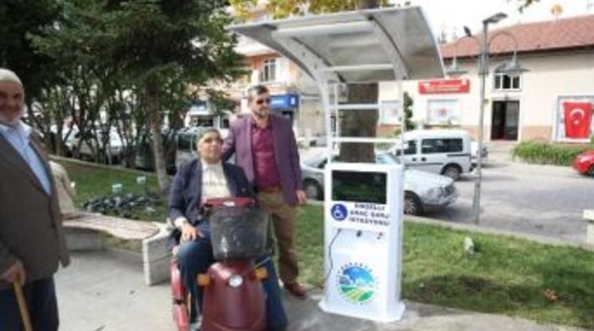 Sapanca’da Engelli Araçları İçin İstasyon Kuruldu