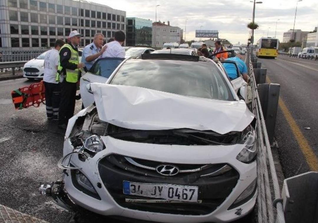 (&ouml;zel Haber) E-5 Karayolu&rsquo;nda 5 Ara&ccedil; Birbirine Girdi: 5 Yaralı