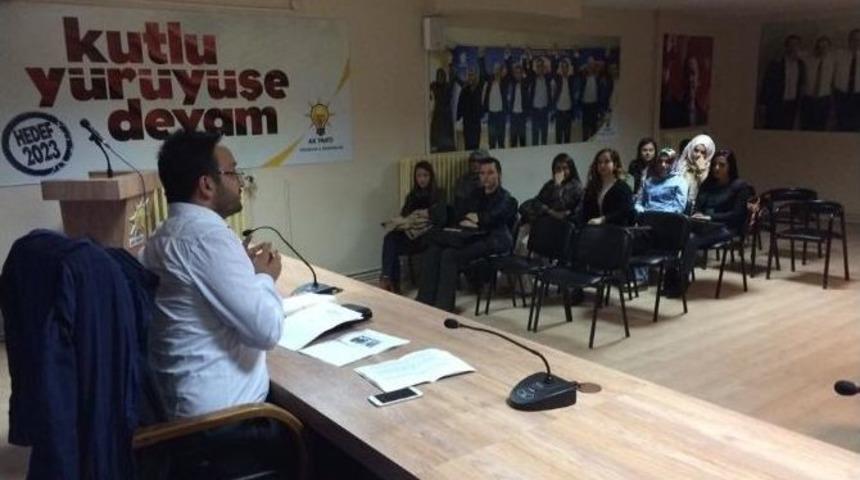 Ak Parti Gen&ccedil;lik Kolları Haftalık Toplantısını Yaptı