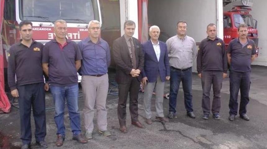Başkan Yemenici&rsquo;den İtfaiye Erlerine Ziyaret