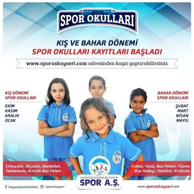 Spor Okullarına Kayıtlar Başladı