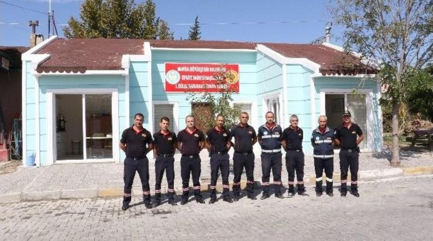 Saruhanlı İtfaiyesi Yeni Binasında G&ouml;revine Başladı