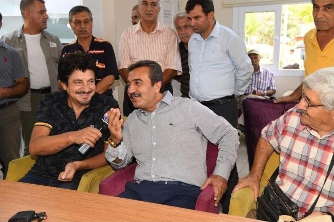 Başkan &Ccedil;etin "ekin Zamanı"na Konuk Oldu