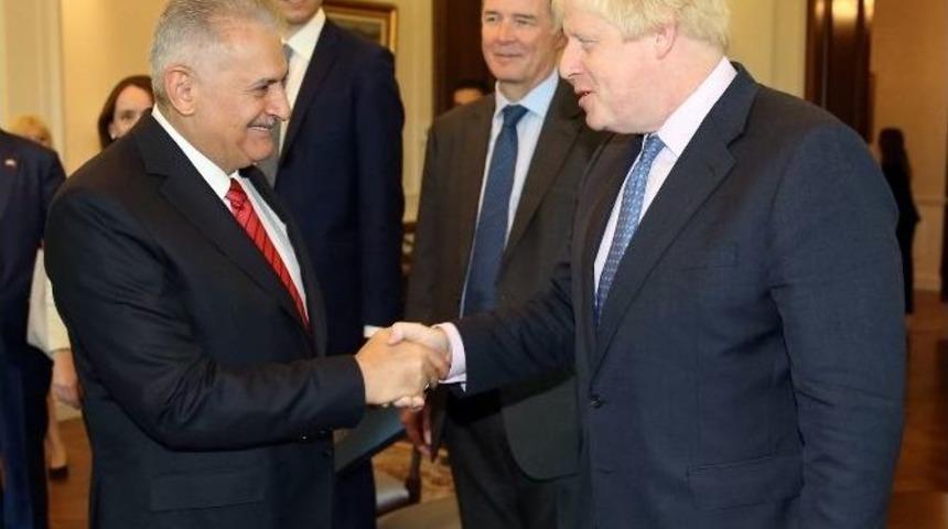 Başbakan Yıldırım, Johnson&rsquo;u Kabul Etti