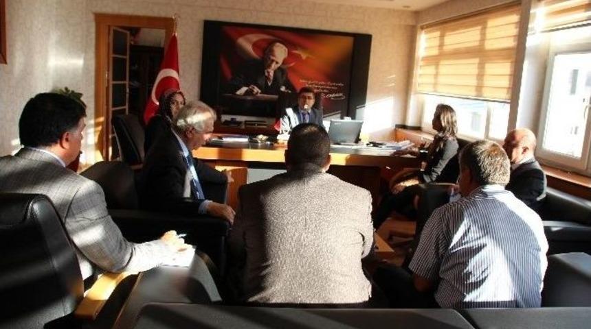 Kaymakam &Ccedil;etin Kurum Amirleri İle Bir Araya Geldi