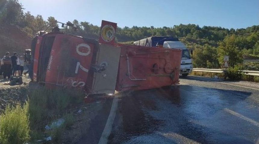 Gazipaşa&rsquo;da Araz&ouml;z Kazası: 1 Yaralı