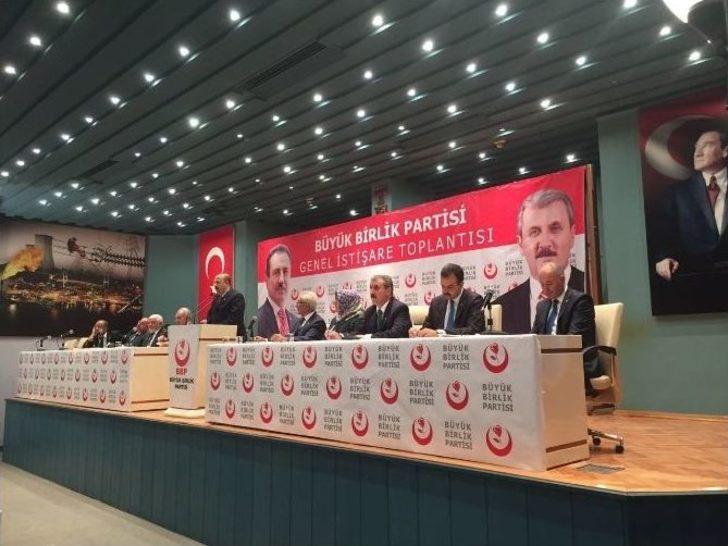 Bbp Eskişehir Heyeti Ankara’da Düzenlenen İstişare Toplantısına Katıldı