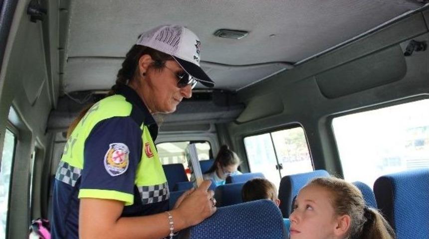 &Ouml;ğrenci Servisleri Denetleniyor