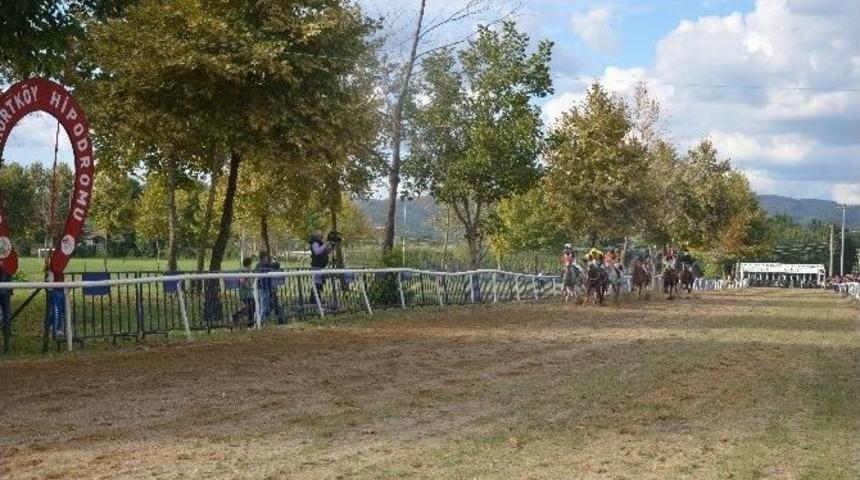 Sapanca Mahalli At Yarışları B&uuml;y&uuml;k İlgi G&ouml;rd&uuml;