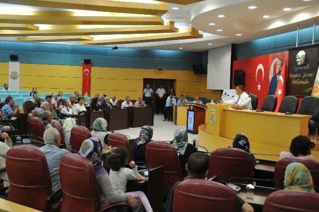 Tarsus Belediyesi Şehit Yakınlarına Ev Verecek