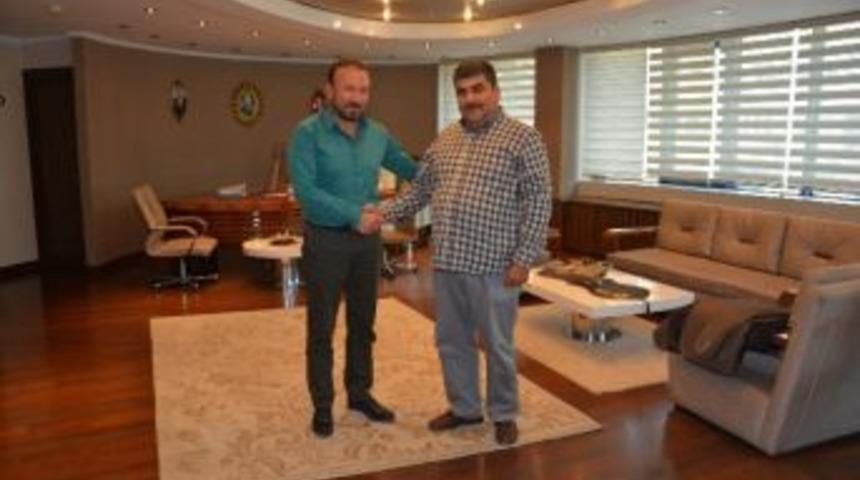 Başkan Doğan, Emekli Belediye Personeli Alkız&rsquo;ı Makamında Ağırladı