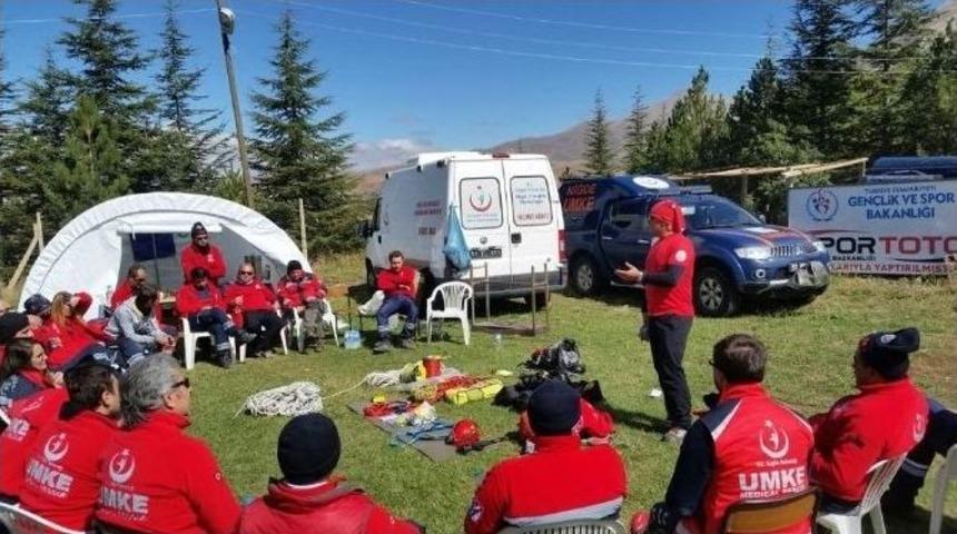 3 İlden Oluşan Umke Ekipleri Niğde Tatbikatı Sona Erdi