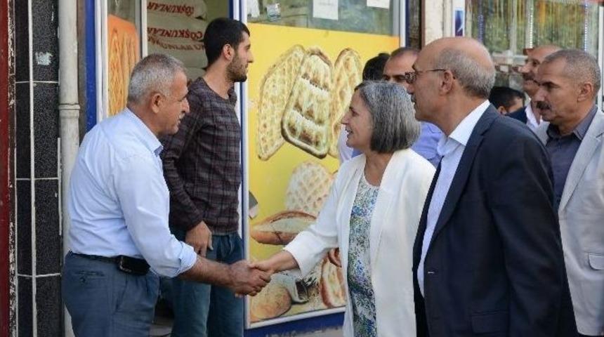 Eş Başkanlar Silvan&rsquo;da &Ccedil;alışma Alanlarını Denetledi