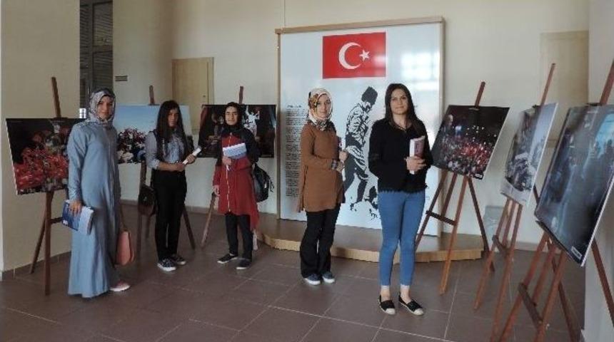 Kyk Akdağmadeni &Ouml;ğrenci Yurdunda Milli İrade Sergisi A&ccedil;ıldı