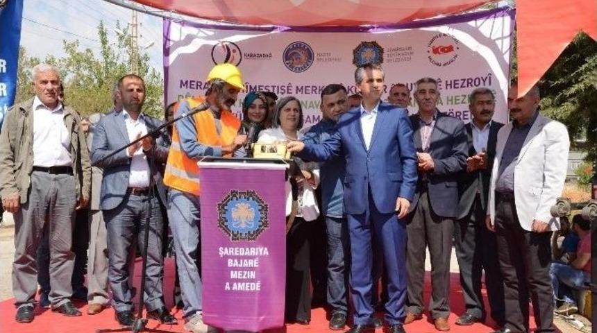 Hazro K&uuml;lt&uuml;r Ve Yaşam Merkezi&rsquo;nin Temeli Atıldı