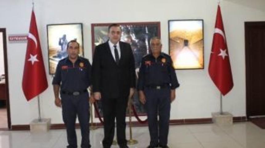 İtfaiye Teşkilatı, Polatlı Kaymakamı Tun&ccedil;er&rsquo;i Ziyaret Etti