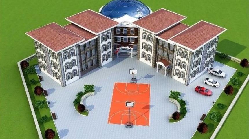 Asarcık&rsquo;a Yapılan Kur&rsquo;an Kursu İnşaatı Hızla Y&uuml;kseliyor