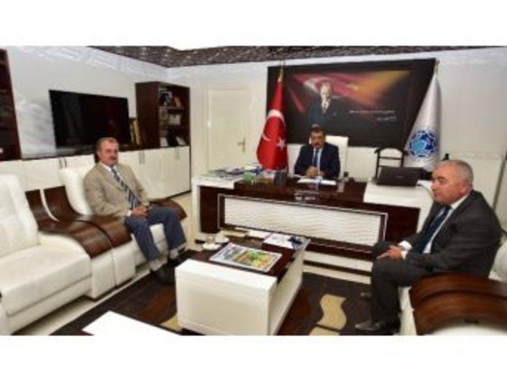 Dsi 92. Şube Müdürü Tüfekci Başkan Gürkan’ı Ziyaret Etti