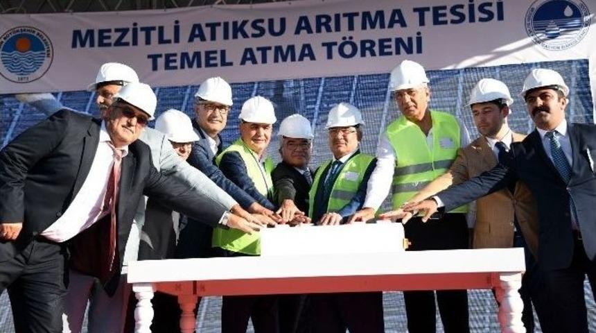 Mezitli Atıksu Arıtma Tesisi&rsquo;nin Temeli Atıldı