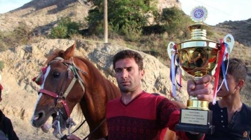 Mahalleli Şampiyon At Ve Sahibini Davul Zurna İle Karşıladı