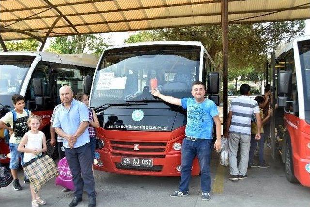 Salihli’de Toplu Ulaşıma Vatandaşlardan Tam Not