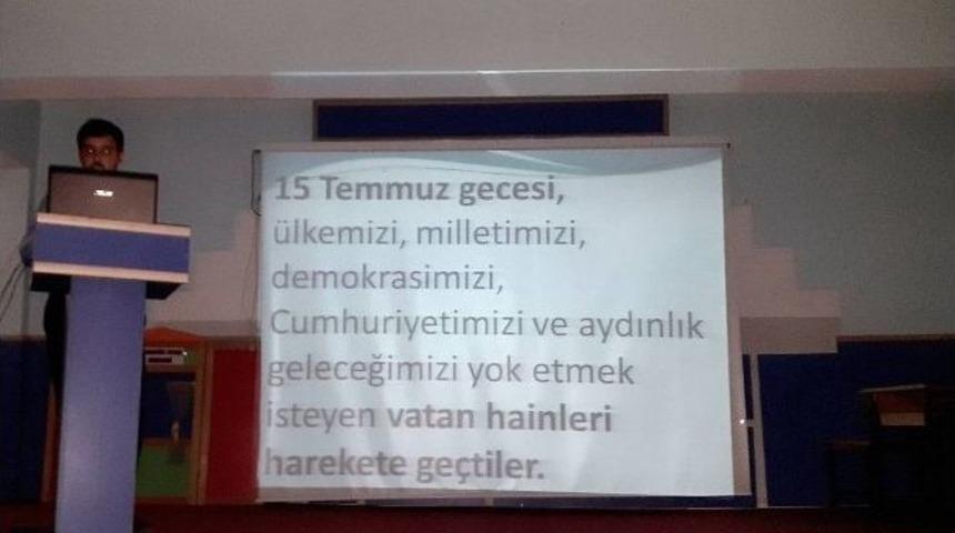 Kargı Metem&rsquo;de 15 Temmuz Anlatıldı