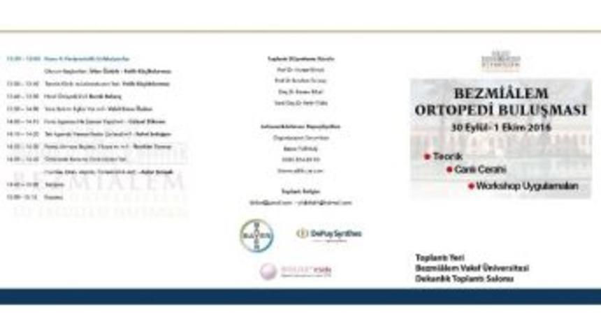 Bezmialem&rsquo;de &rsquo;ortopedi Buluşması&rsquo;