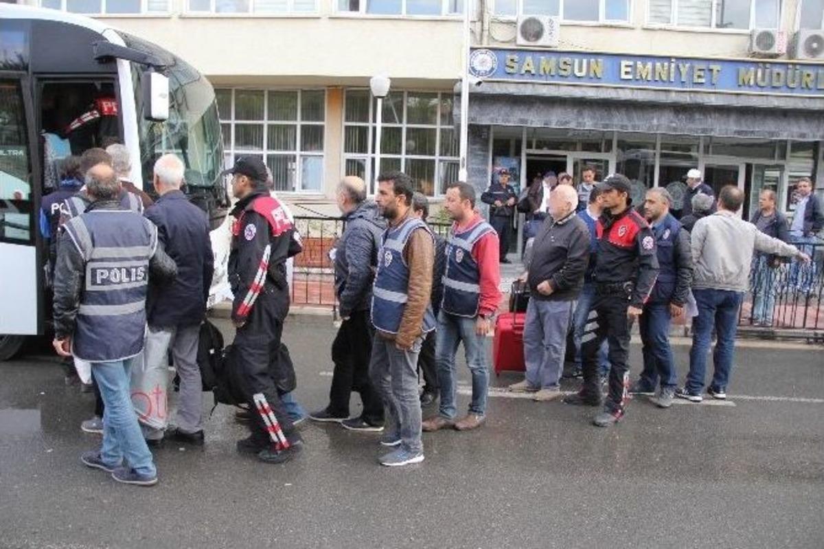 Samsun&rsquo;da Fet&ouml;&rsquo;den 25 Kişi Adliyeye Sevk Edildi