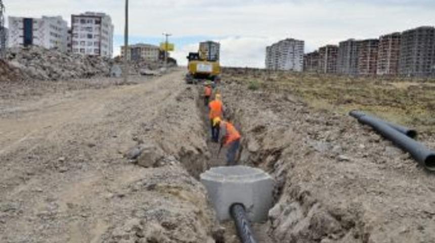 Dokuz&ccedil;eltik Ve Talaytepe&rsquo;de Kanalizasyon Şebekesi D&ouml;şeniyor