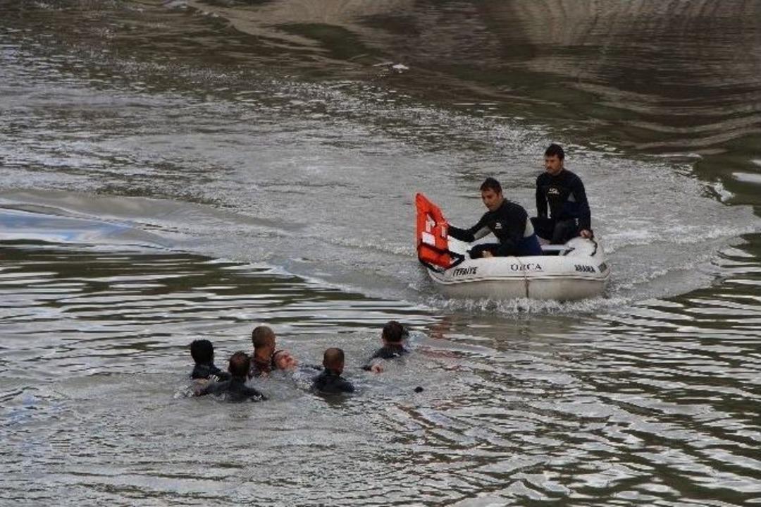 Yeşilırmak&rsquo;ta Nefes Kesen Kurtarma Tatbikatı
