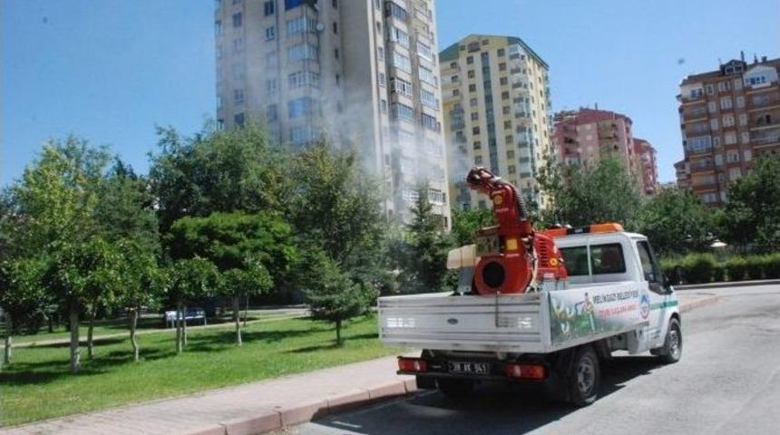 Melikgazi İlçesi Haşaratlara Karşı İlaçlandı