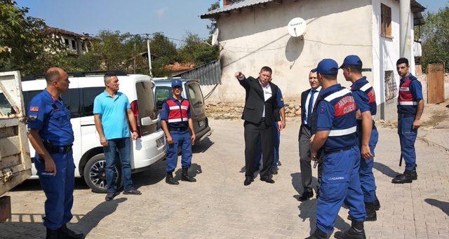 Çifte cinayet sanığına, güvenlik önlemleri altında keşif yaptırıldı