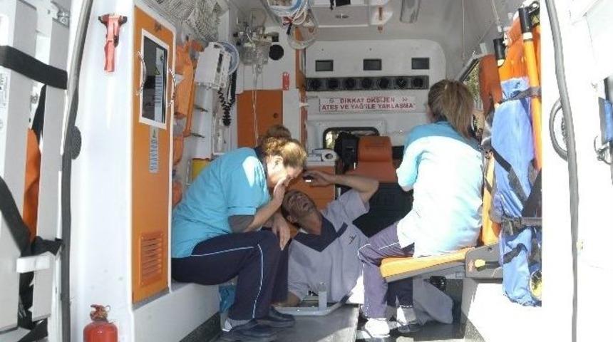 Hastanede Yangın Tatbikatı