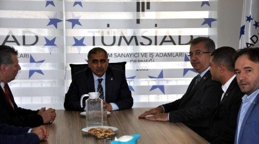 Vali Ko&ccedil;ak, Aydın T&uuml;msiad&rsquo;a İadeyi Ziyarette Bulundu