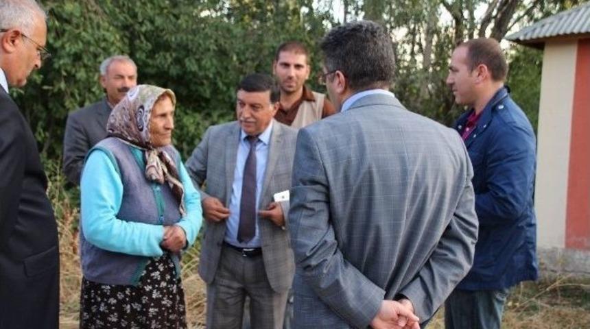 Kaymakam &Ccedil;etin&rsquo;den Engelli Kadına Ziyaret