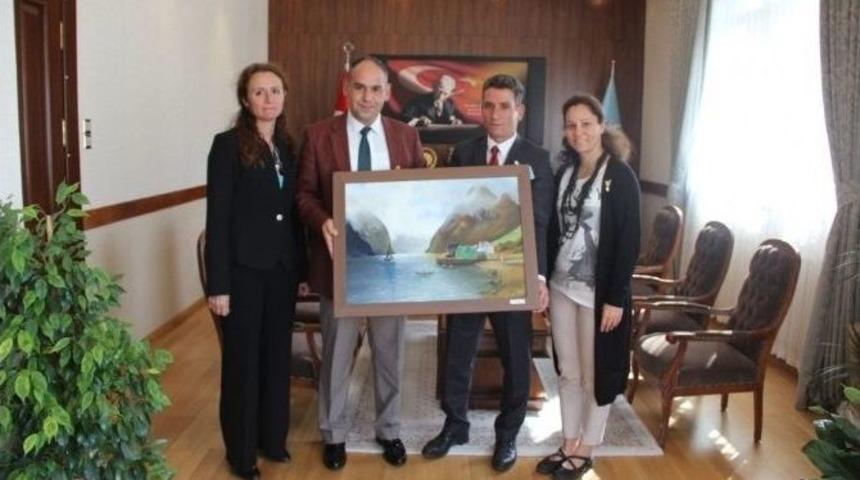 E-twinning Projesi Kapsamında Sergi