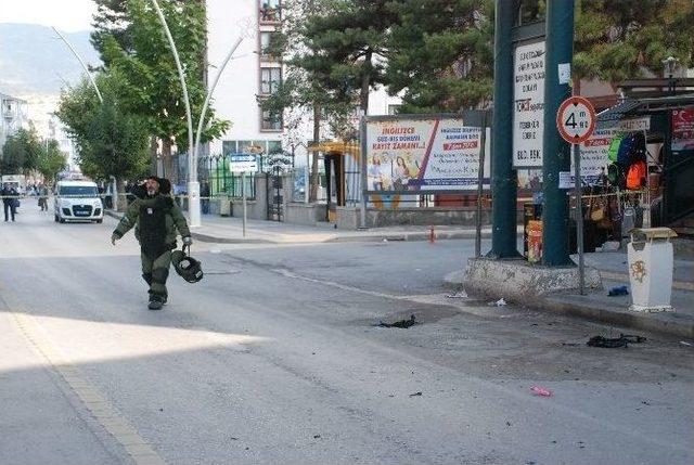 Tokat’ta Fünye İle Patlatılan Çanta Boş Çıktı