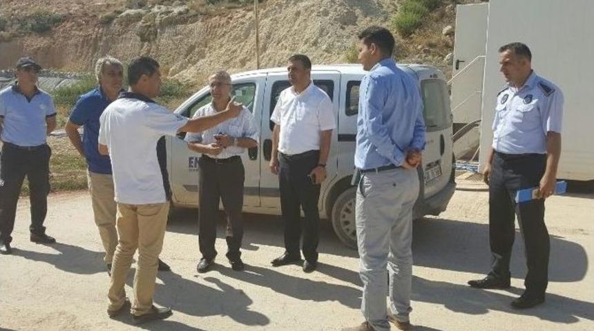 İskenderun&rsquo;da &Ccedil;&ouml;p Ara&ccedil;ları Ve Depolama Sahası Denetlendi