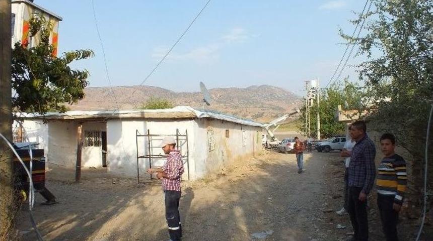 Dicle Elektrik, Kalatepe K&ouml;y&uuml;n&uuml;n Şebekesini Sıfırladı