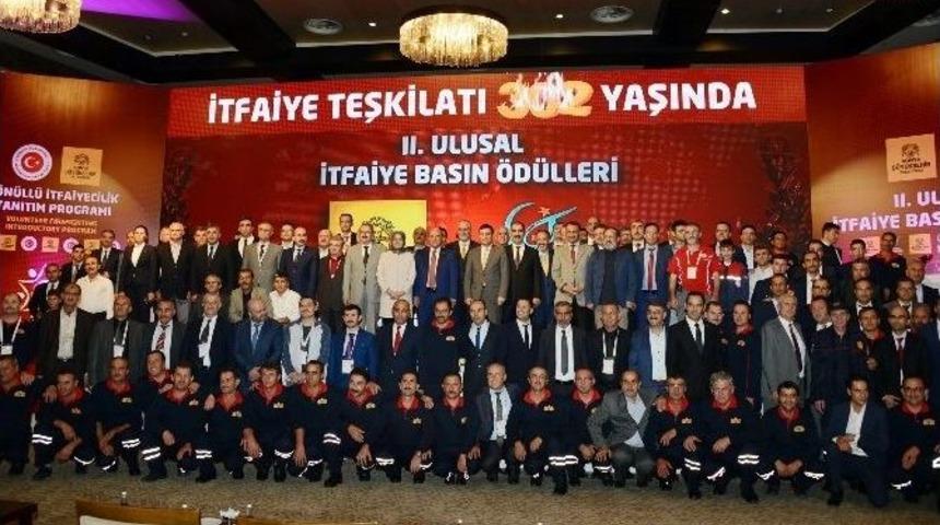 Ulusal İtfaiye Basın &Ouml;d&uuml;lleri Sahiplerini Buldu