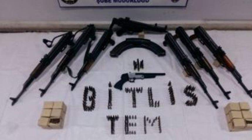 Bitlis&rsquo;te Pkk&rsquo;ya Ait Silah Ve M&uuml;himmat Ele Ge&ccedil;irildi